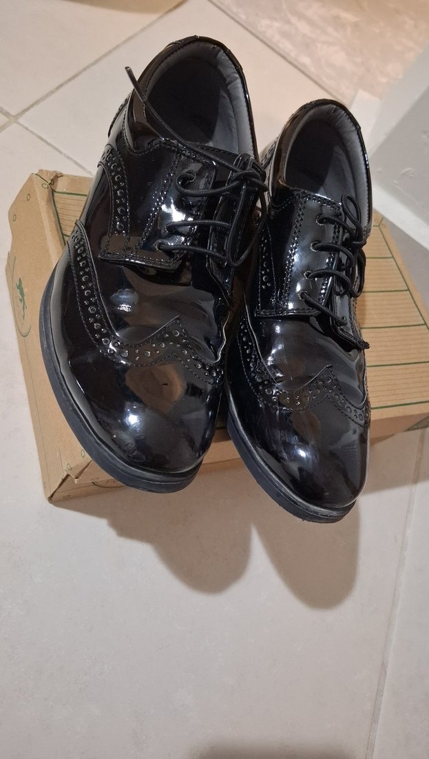 Klasik Siyah Rugan Erkek Çocuk Ayakkabı - Görsel 4