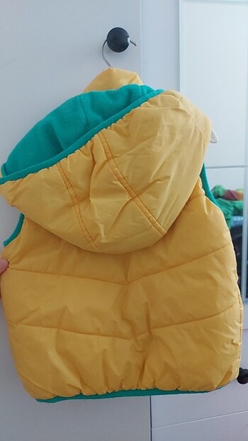Erkek bebek kalin yelek mont - Görsel 2
