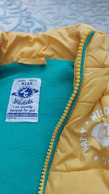 Erkek bebek kalin yelek mont - Görsel 4