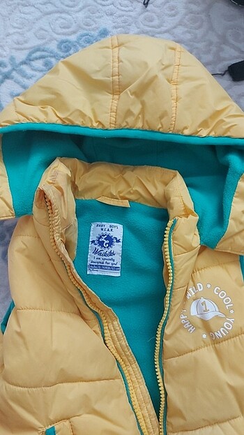 Erkek bebek kalin yelek mont - Görsel 5