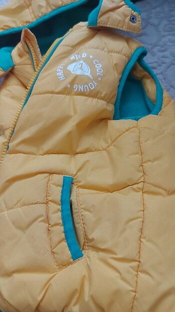 Erkek bebek kalin yelek mont - Görsel 6