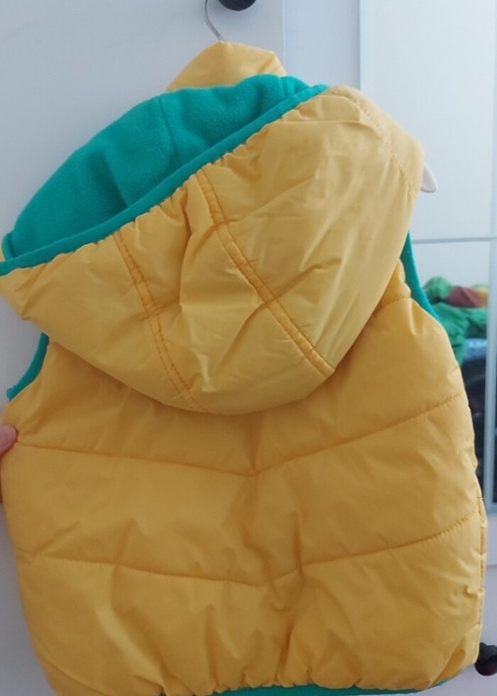 Erkek bebek kalin yelek mont - Görsel 2