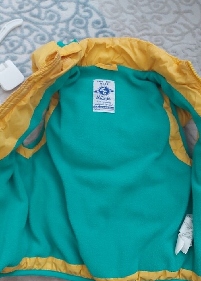 Erkek bebek kalin yelek mont - Görsel 3