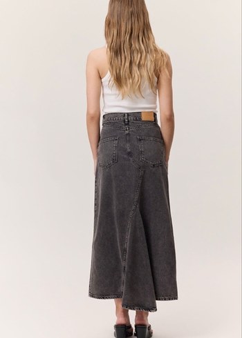 Uzun Denim Etek- MANUKA - Görsel 3