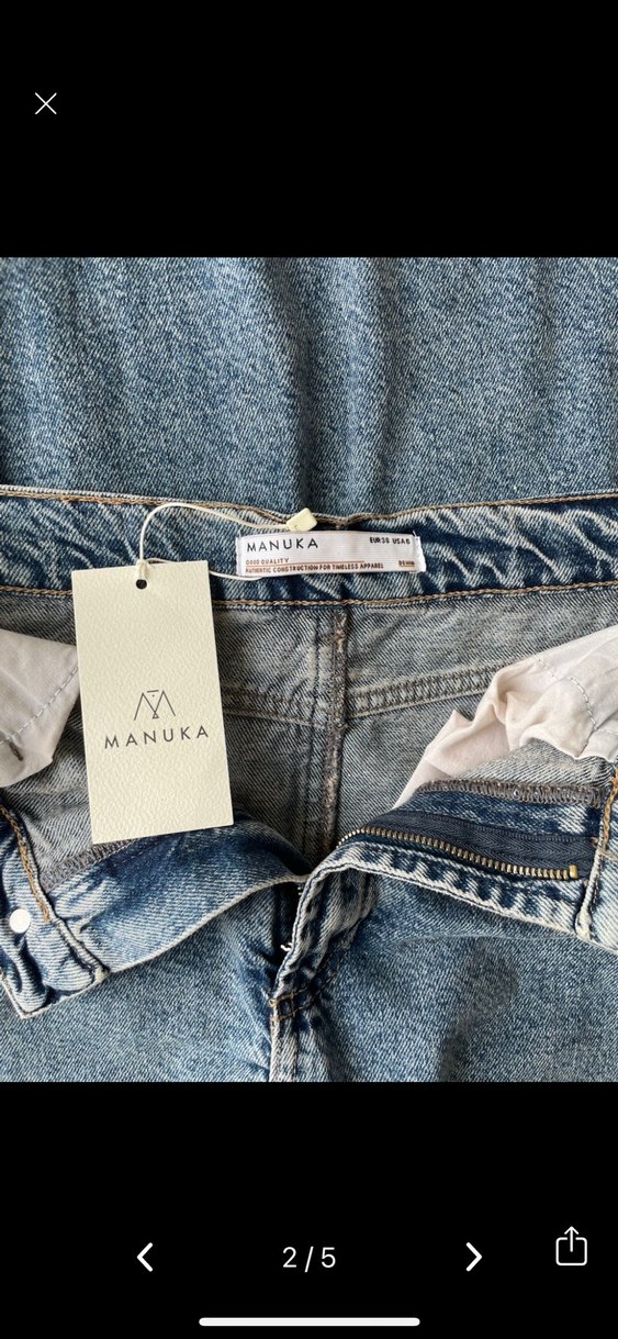Uzun Denim Etek- MANUKA - Görsel 2
