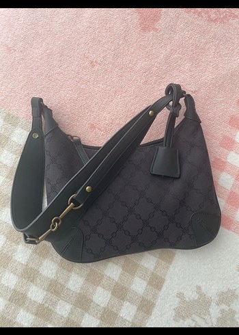 Siyah Kemerli Kadın Omuz Çantası- MANUKA - Görsel 3