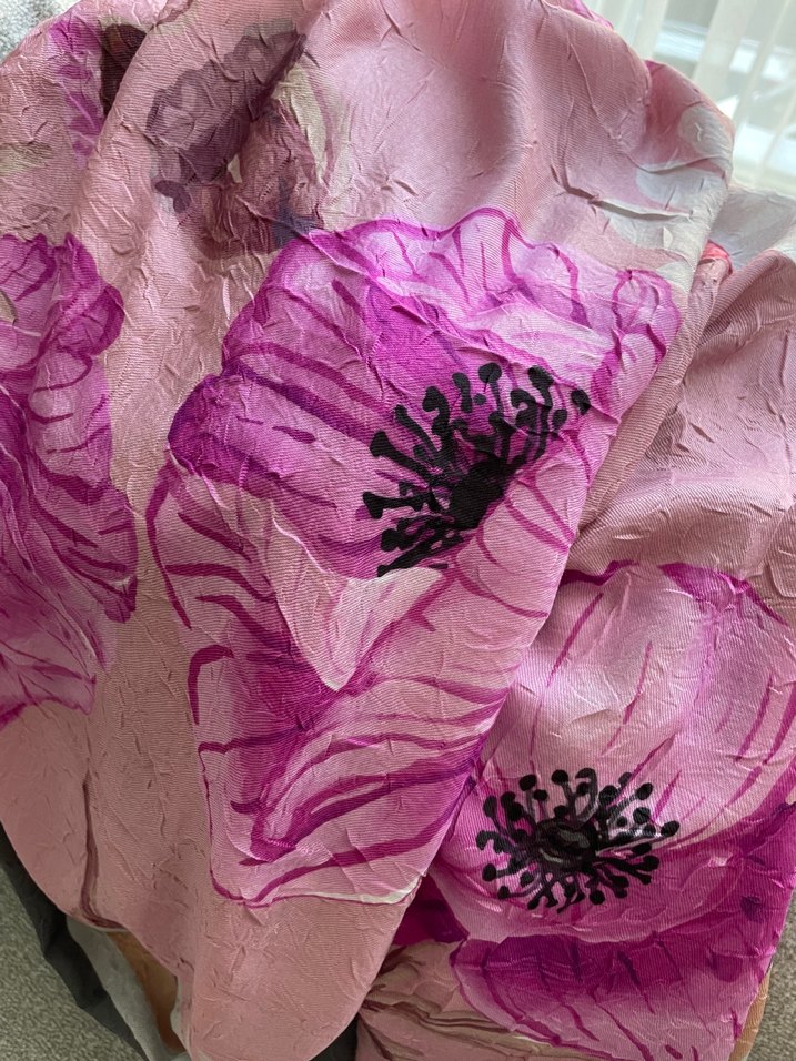 Pembe Gri Modakaşmir şal - Görsel 5