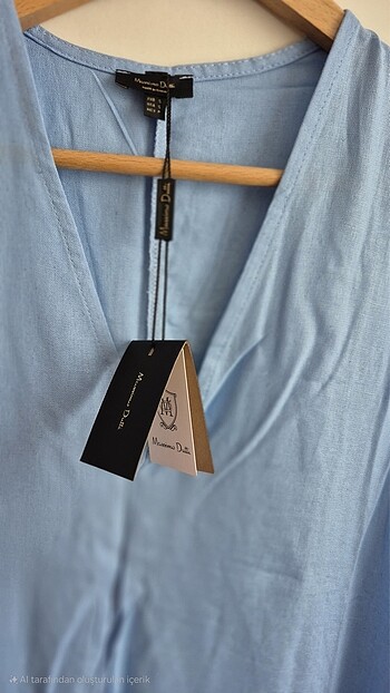 Masaimo Dutti ham keten elbise - Görsel 5