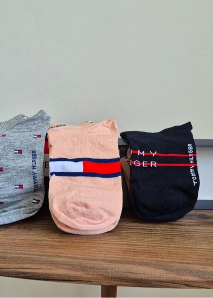 Tommy Hilfiger 6?lı kokulu bambu çorap - Görsel 4