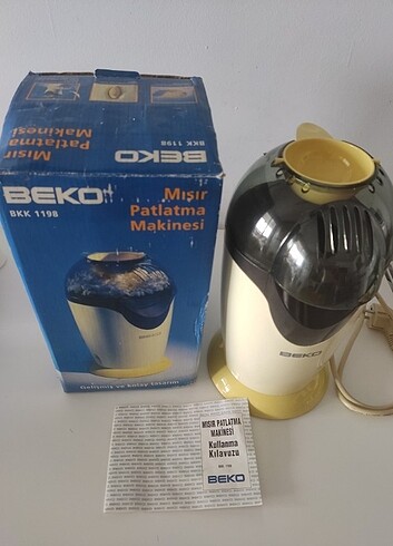 Kutusunda Beko mısır patlatma makinası