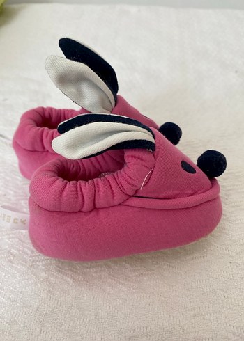 Kız Çocuk Renkli Örgü Tavşanlı Sıcak Panduf - Görsel 3