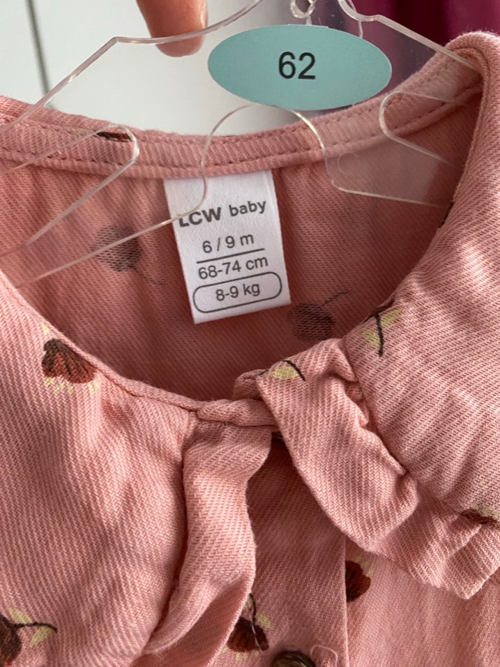 6/9 ay tertemiz kız bebek elbise - Görsel 2