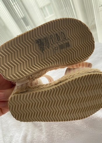H&M Kız Çocuk Pembe Fiyonklu Sandalet - Görsel 6