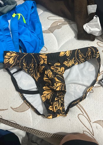 Altın Renkli erkek Slip mayo