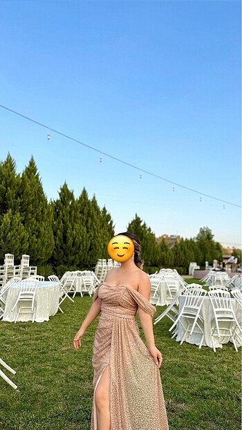 Taşlı abiye elbise