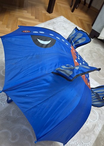 Renkli Pile Detaylı ÇOCUK Şemsiye - Görsel 2