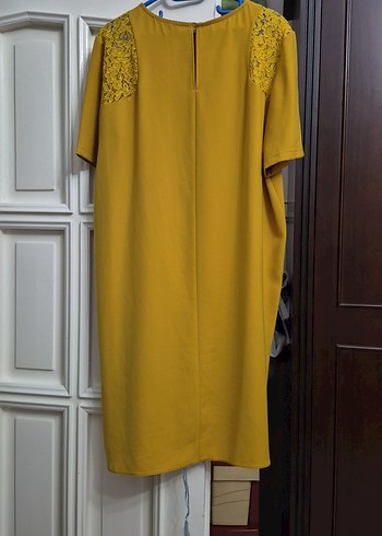 Sarı Midi Kadın Tunik - Görsel 3