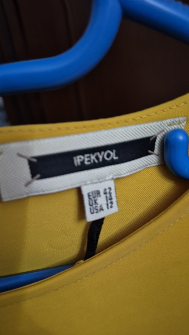 Sarı Midi Kadın Tunik - Görsel 2