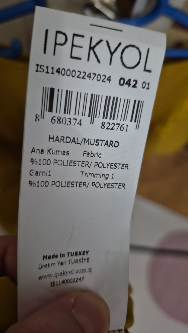 Sarı Midi Kadın Tunik - Görsel 4