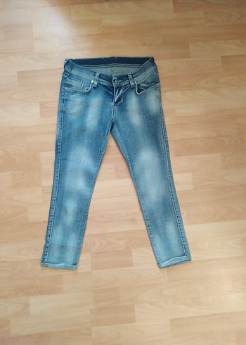 Diğer Kadın Mavi Parlak Jean Pantolon