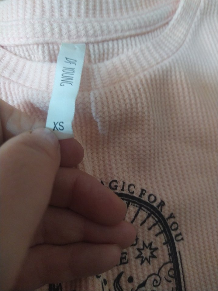 Kız Çocuk Pembe Kısa Kollu Baskılı Tişört - Görsel 4