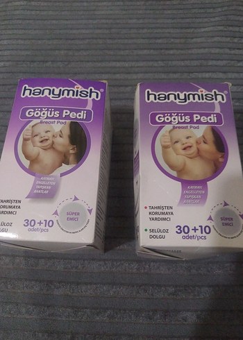 Hanymish Göğüs Pedi 30+10 Adet Mor