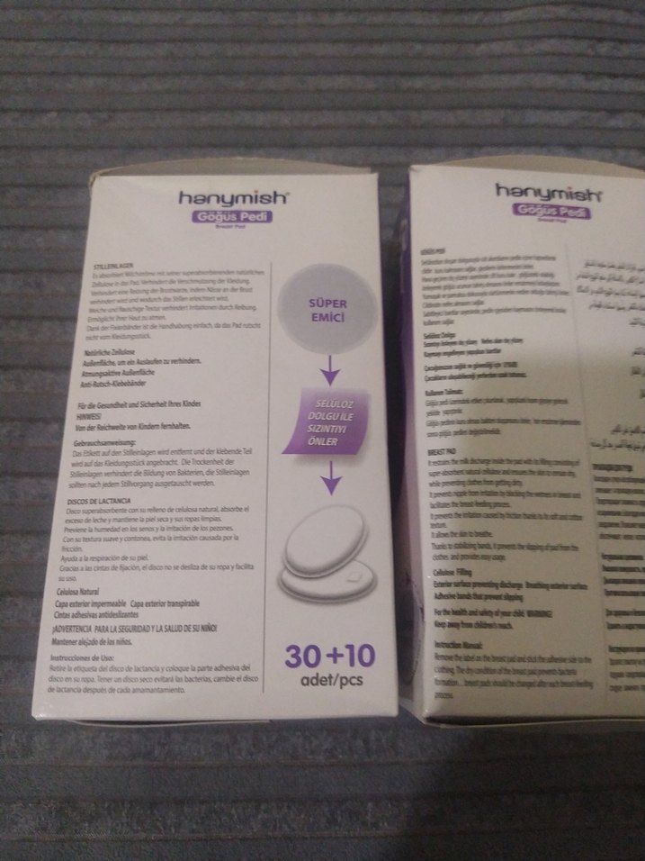 Hanymish Göğüs Pedi 30+10 Adet Mor - Görsel 4