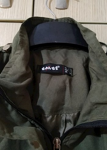 kadın Haki Düğmeli Midi Yağmurluk - Görsel 9