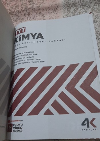 tyt kimya 4k yayınları - Görsel 2