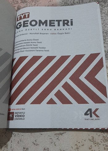 tyt geometri 4k yayınları - Görsel 2