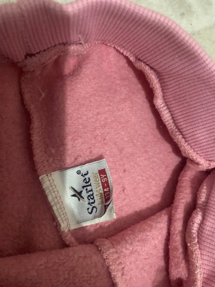 Kızlar için Pembe Nakışlı Rahat Eşofman - Görsel 3