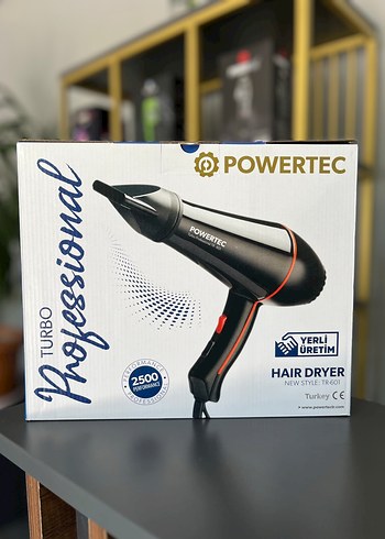 Powertec Turbo Profesyonel Saç Kurutma Makinesi