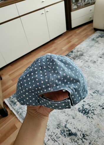 5-8 Yaş, 22 cm Beden mavi Renk Kız çocuk şapka