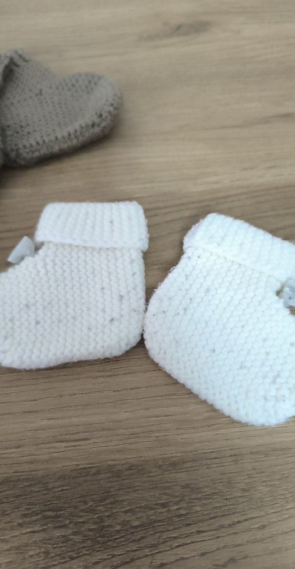 Erkek Bebek Örgü Bohem Patik Seti - Görsel 3