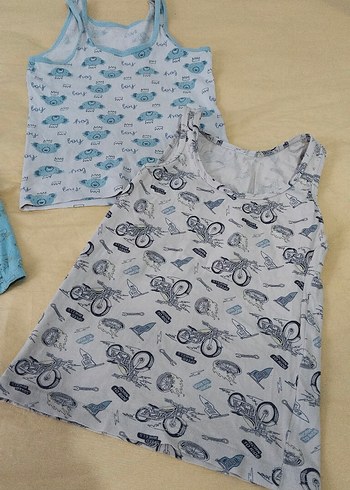 Erkek Çocuk Baskılı Atlet Seti - Görsel 2