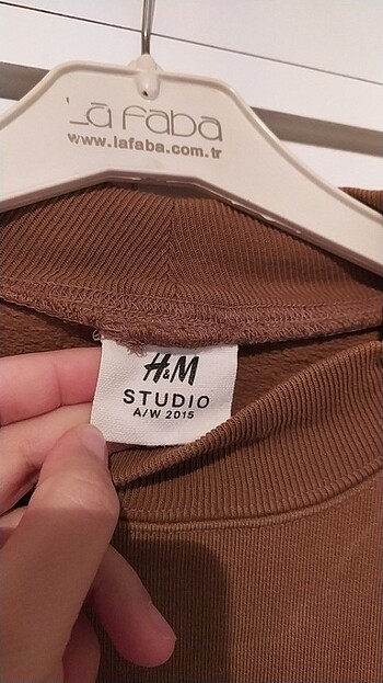 34 Beden kahverengi Renk H&m Bayan sweatshirt 