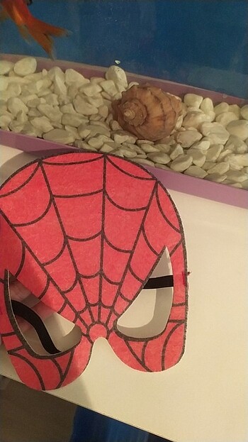 Örümcek adam maskesi keçeden  - Görsel 4