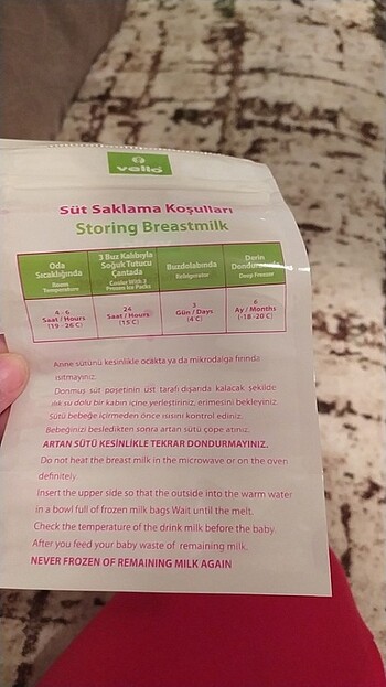 Süt saklama poşeti - Görsel 2