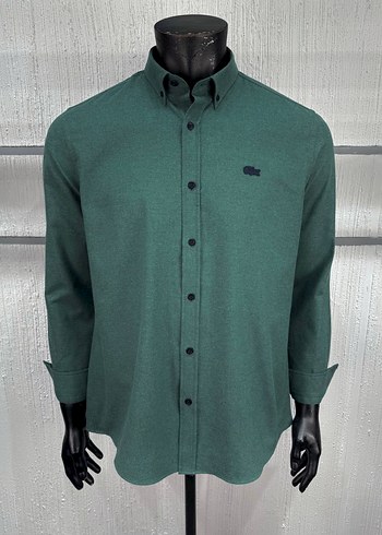 Lacoste Koyu Yesil Klasik Gomlek