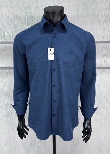 Lacoste Lacivert Slim Fit Uzun Kollu Gomlek