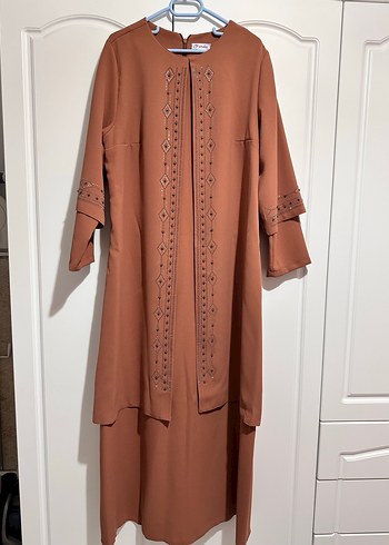 Nakışlı  Uzun Elbise - Görsel 4