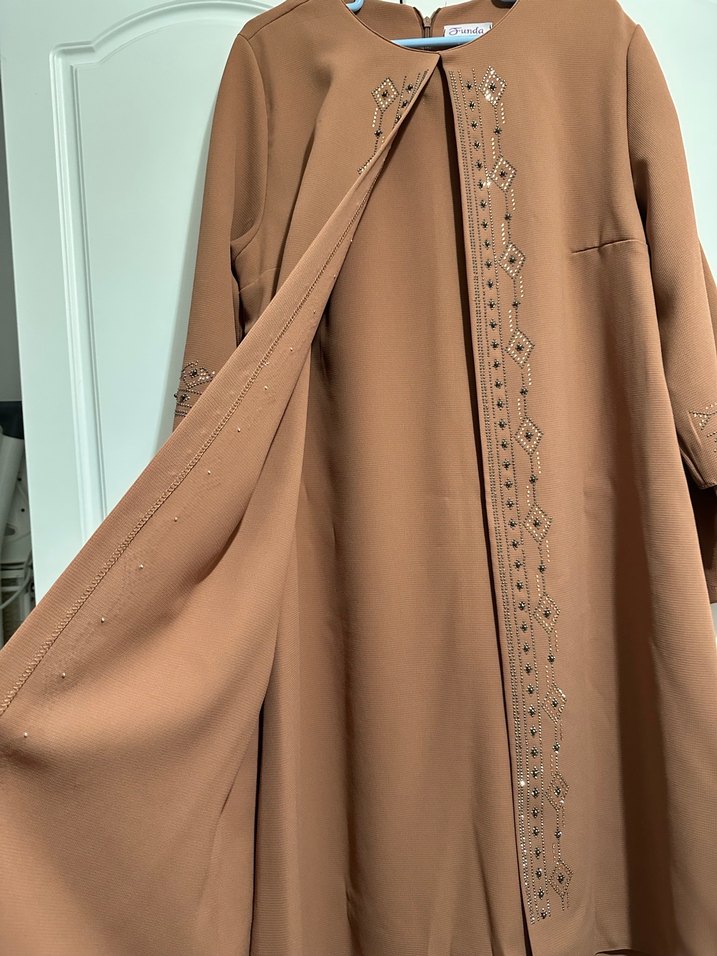 Nakışlı  Uzun Elbise - Görsel 2