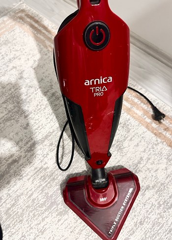 Kırmızı Arnica Tria Pro Elektrikli Süpürge - Görsel 4