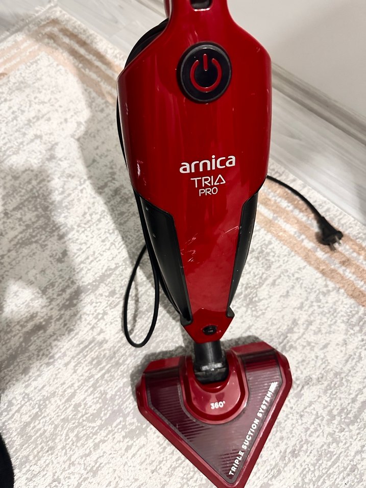 Kırmızı Arnica Tria Pro Elektrikli Süpürge - Görsel 4