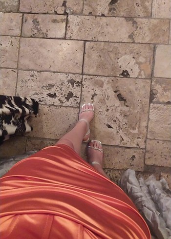 ithal saten elbise - Görsel 3