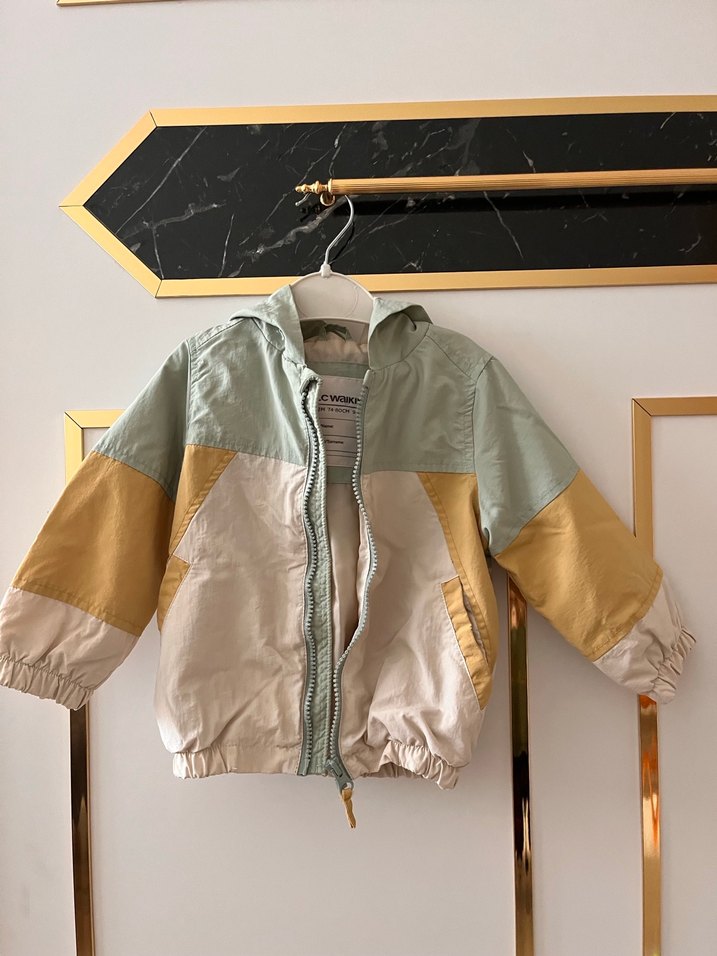 Erkek bebek Fermuarlı Yağmurluk - Görsel 2