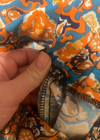 Diğer Desenli Bohem Midi Kadın Pantolon