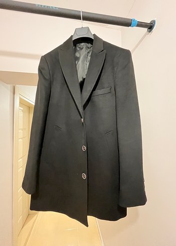 Diğer Sik Siyah Dugmeli Blazer Ceket