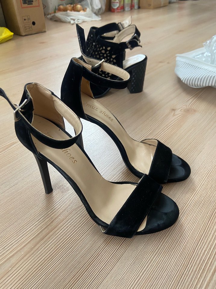 Klasik Siyah Topuklu Kadın Ayakkabı - Görsel 2