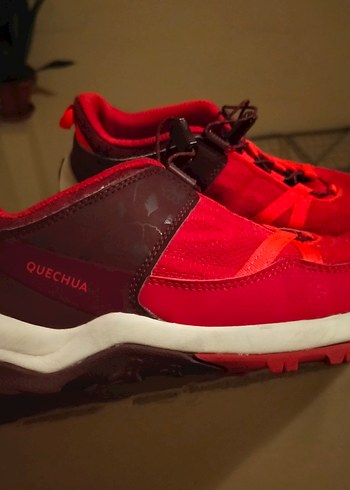 Quechua Quechua Kırmızı Spor Ayakkabı Velcro Detaylı